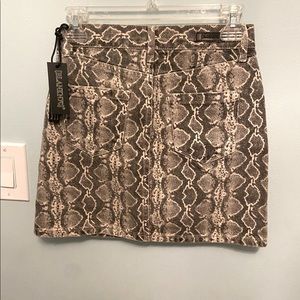 Snake skin skirt